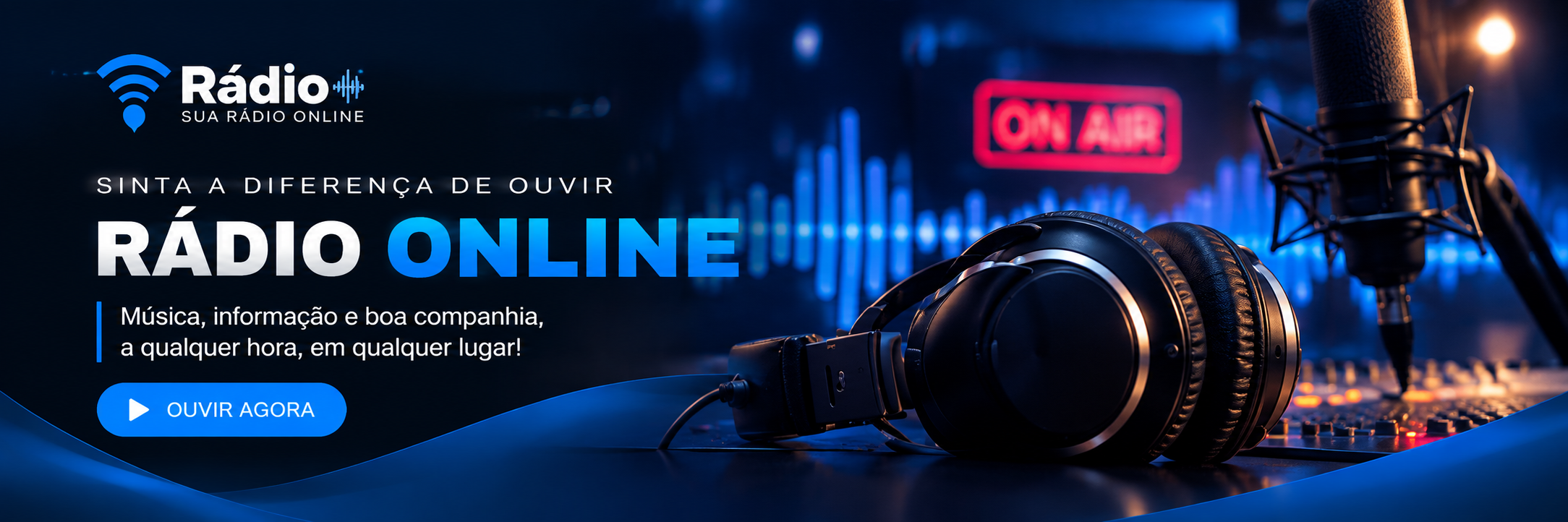 Rádio Online é um sistema incrível para web rádio com layout responsivo.